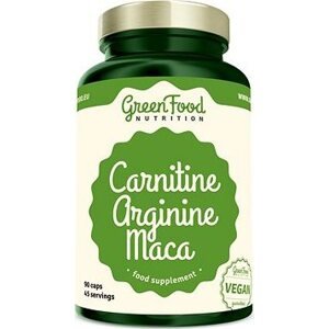 GreenFood Nutrition Carnitin Arginin Maca 90 kapsúl