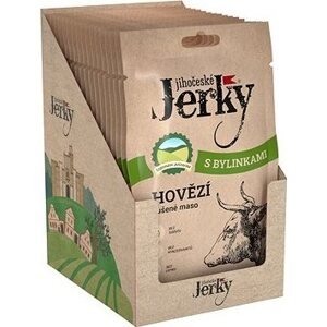 Jihočeské Jerky Hovädzie s bylinkami 20 ks