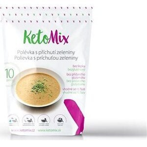 KetoMix Proteínová polievka 300 g (10 porcií) – s príchuťou zeleniny