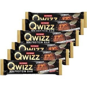 Nutrend QWIZZ Protein Bar, 6 × 60 g, čokoládové brownies