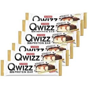 Nutrend QWIZZ Protein Bar, 6 × 60 g, mandle + čokoláda