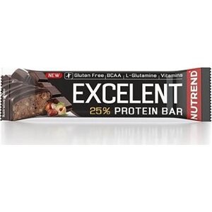 Nutrend EXCELENT protein bar, 85 g, čokoláda s orieškami CZ/SK