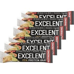 Nutrend EXCELENT protein bar, 6 × 85 g, limetka s papájou