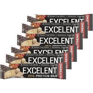 Nutrend EXCELENT protein bar, 6 × 85 g, marcipán s mandľami