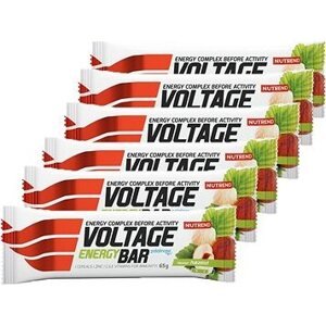 Nutrend Voltage Energy Cake, 6 × 65 g, lieskový oriešok