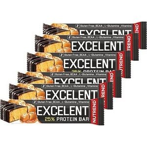 Nutrend EXCELENT protein bar, 6 × 85 g, slaný karamel