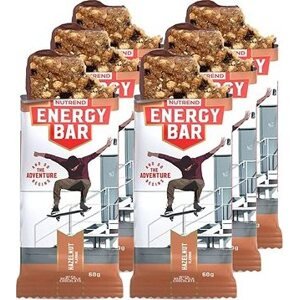 Nutrend Energy bar 6 × 60 g, lieskový orech