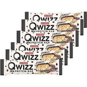 Nutrend QWIZZ Protein Bar, 6 × 60 g, cookies & cream