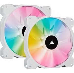 Corsair iCUE SP140 RGB ELITE Dual Pack White + Lightning Node Core