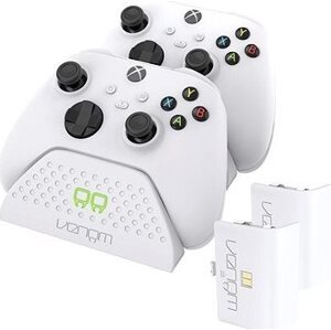 VENOM VS2871 Xbox Series S/X & One White Twin Docking Station + 2 batérie